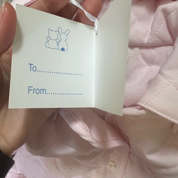 Emilie et Rose quilted pink barn jacket | 9mo. | new with tags - Picture 3 of 7